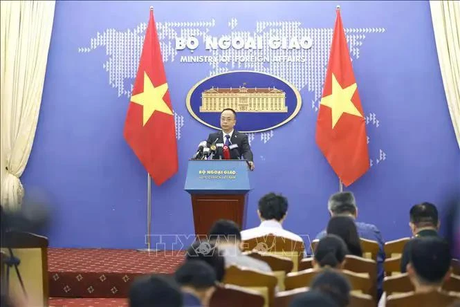 Deputy Spokesperson of the Ministry of Foreign Affairs Doan Khac Viet. (Photo: VNA)