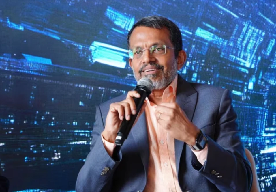 Former MAS managing director Ravi Menon at the launch of Singapore's global fintech network on Oct 30, 2024. (Photo: Global Finance and Technology Network)