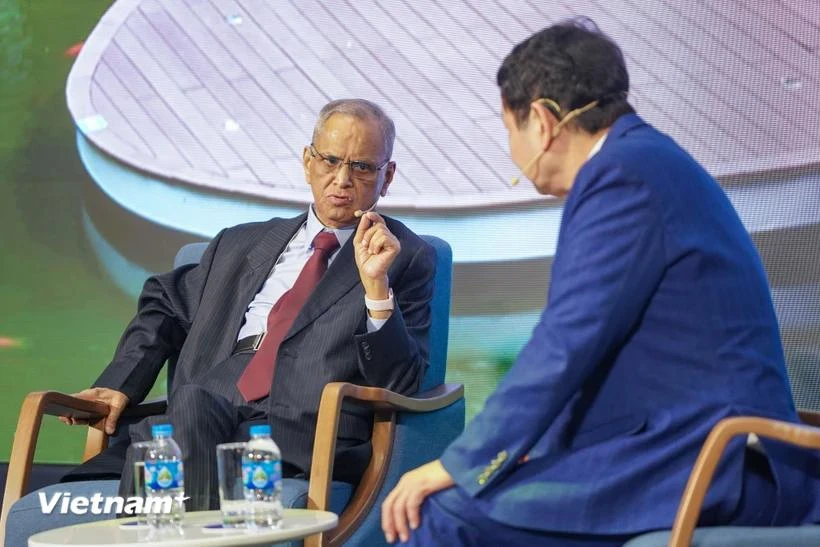 Narayana Murthy, the co-founder of Infosys Technologies, who is known as “India’s Bill Gates”. (Photo: VNA)