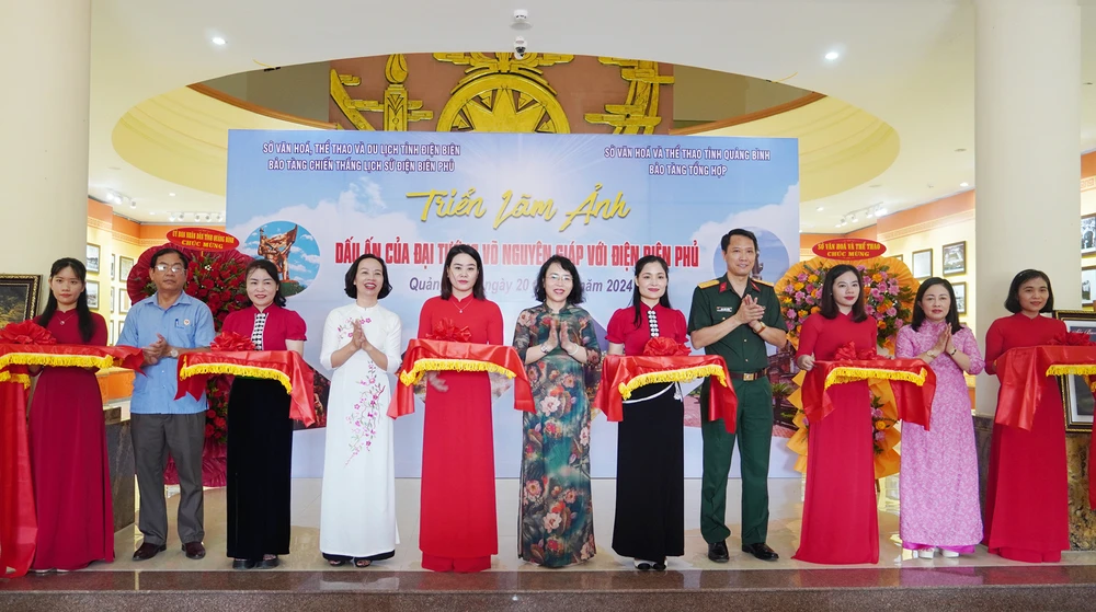 The photo exhibition “The Imprint of General Vo Nguyen Giap on Dien Bien Phu” opens in Quang Binh province on August 20 (Photo: baoquangbinh)