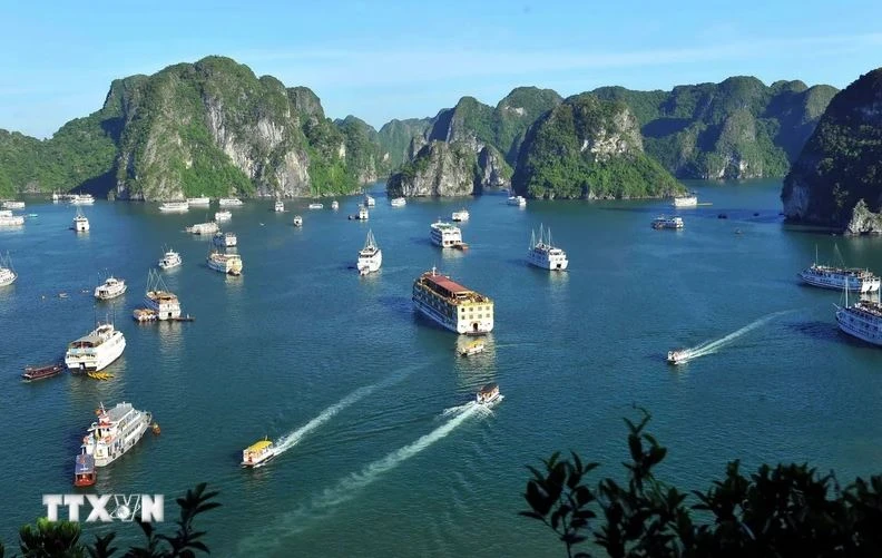 A view of Ha Long Bay in Quang Ninh province (Photo: VNA)