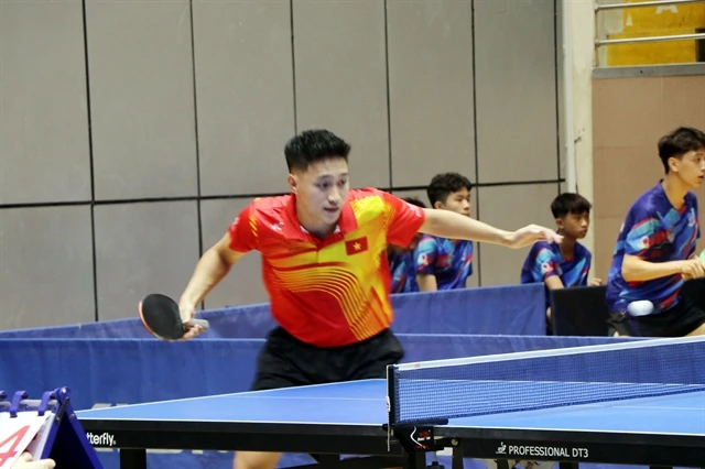 Nguyen Anh Tu is expected to earn an Olympic slot at the regional qualification on May 8-10 in Thailand (Photo: VNA)