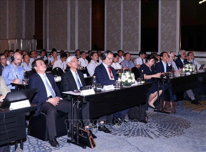 Participants at the workshop entitled "Toward Vietnam net-zero goal" held in Ho Chi Minh City on June 6. (Photo: VNA)