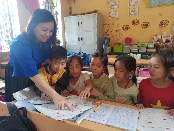 El proyecto se destina a apoyar la educación de niños de minorías étnicas y menores con discapacidades en Vietnam (Fuente: Vietnamplus)