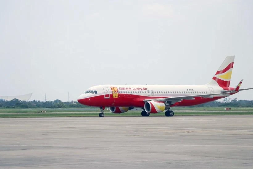 El aeropuerto internacional de Cat Bi, en la norteña ciudad vietnamita de Hai Phong, recibió el 15 de junio el primer vuelo procedente de Lijiang (China). (Fuente: VNA)