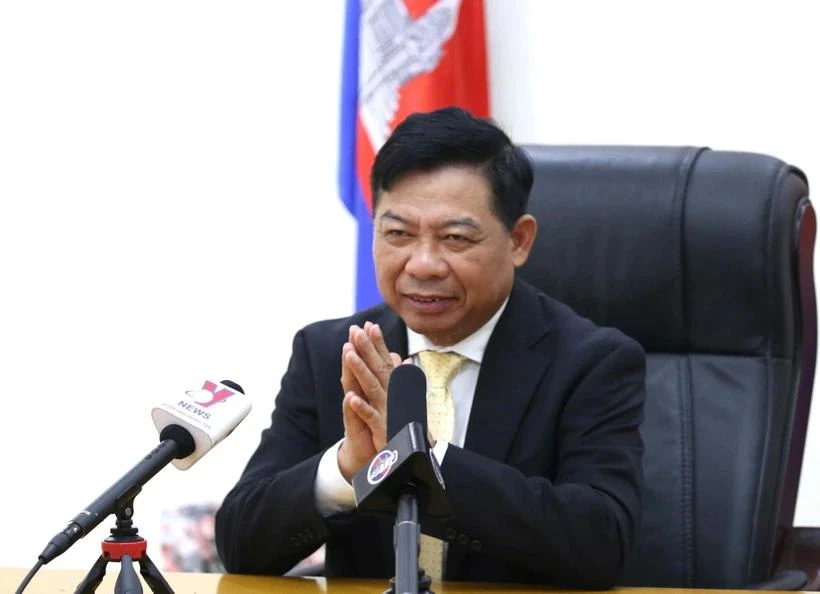 El embajador vietnamita en Camboya, Nguyen Huy Tang (Fuente: VNA)