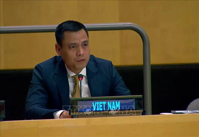 Dang Hoang Giang, representante permanente de Vietnam ante la Organización de Naciones Unidas. (Fuente: VNA)