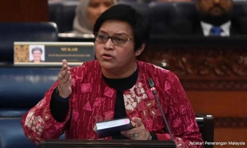 La ministra del Departamento del Primer Ministro, Azalina Othman. (Fuente: Departamento de Información de Malasia)