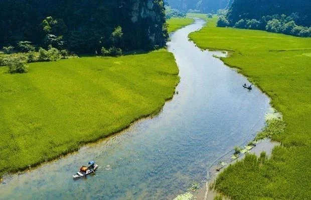 Zona turística de Tam Coc, Ninh Binh. (Fuente: VNA)