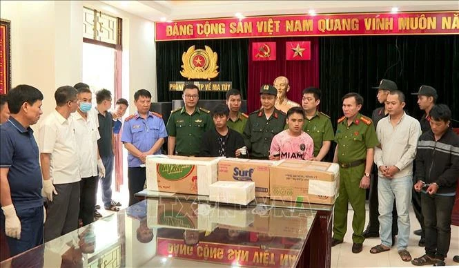 Policía vietnamita desmantela red transnacional de tráfico de drogas. (Fuente: Policía vietnamita)