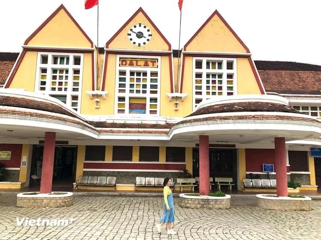 Estación de tren de Da Lat, en la provincia altiplana de Lam Dong. (Fuente: Vietnamplus)