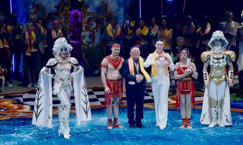 Vietnam gana plata en festival internacional de circo. (Fuente: baovanhoa.vn)