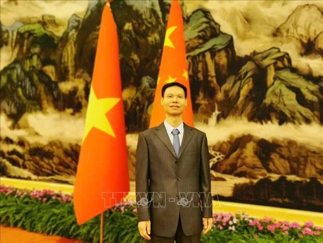 El periodista Qiao Jun, experto sobre Vietnam de la Estación Central de Radio y Televisión de China. (Fuente: VNA)