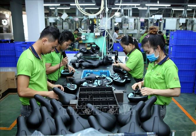 在当前全球化加速发展的背景下，参与全球供应链是越南企业的必经之路。图自越通社
