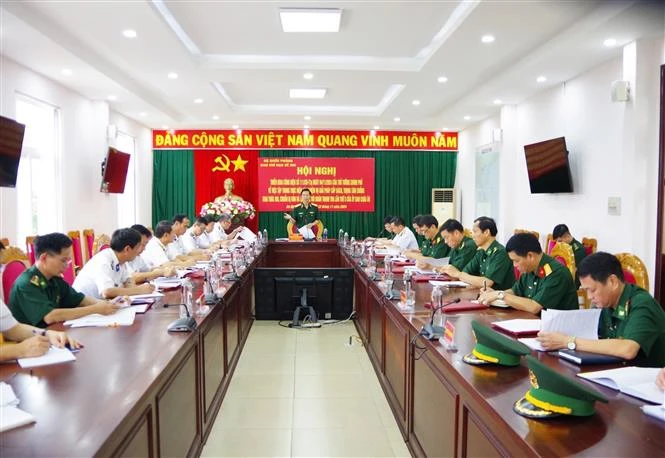 会议场景。图自越通社