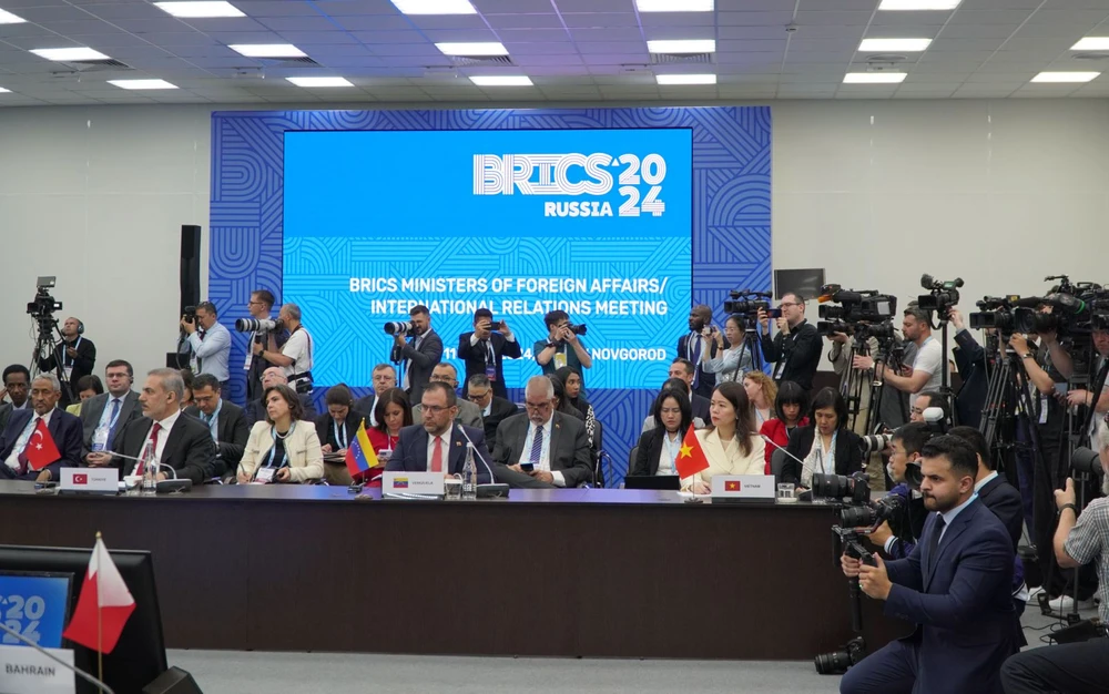 Le Vietnam assiste au Dialogue des BRICS avec les pays en développement. Photo: VNA