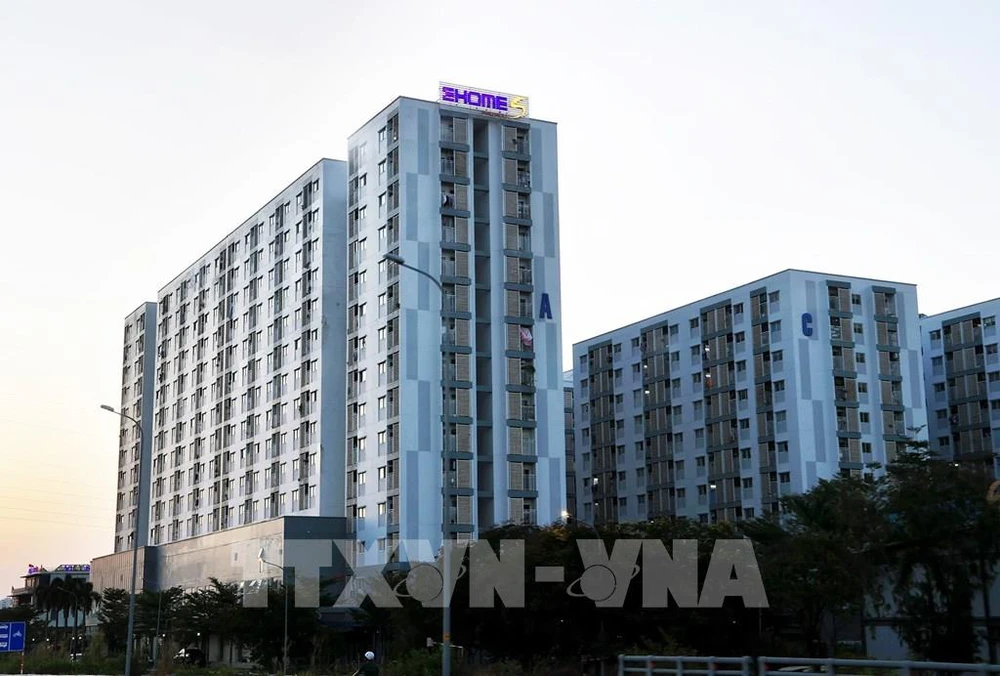 Un bâtiment d'immeubles à Ho Chi Minh-Ville. Photo: VNA