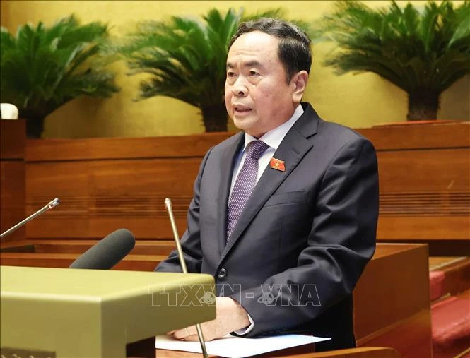 Le président de l'Assemblée nationale, Tran Thanh Man. Photo: VNA