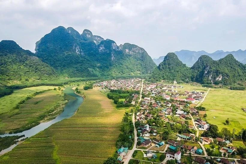 Village touristique de Tan Hoa, district de Minh Hoa, province de Quang Binh.