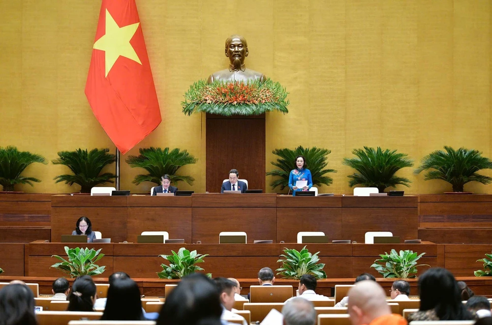 Députés lors de la 8e session de l'Assemblée nationale. Photo: VNA