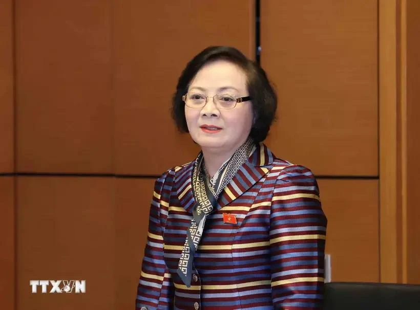 La ministre de l'Intérieur, Pham Thi Thanh Tra. Photo: VNA