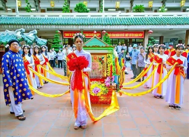 The Ba Chua Xu (Holy Mother of the Realm) Festival on Mount Sam in the Mekong Delta province of An Giang. (Photo: VNA)