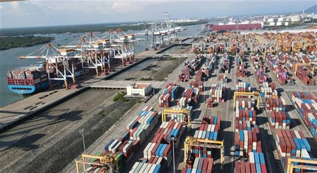 Cai Mep - Thi Vai Port in Ba Ria-Vung Tau province. (Photo: VNA)