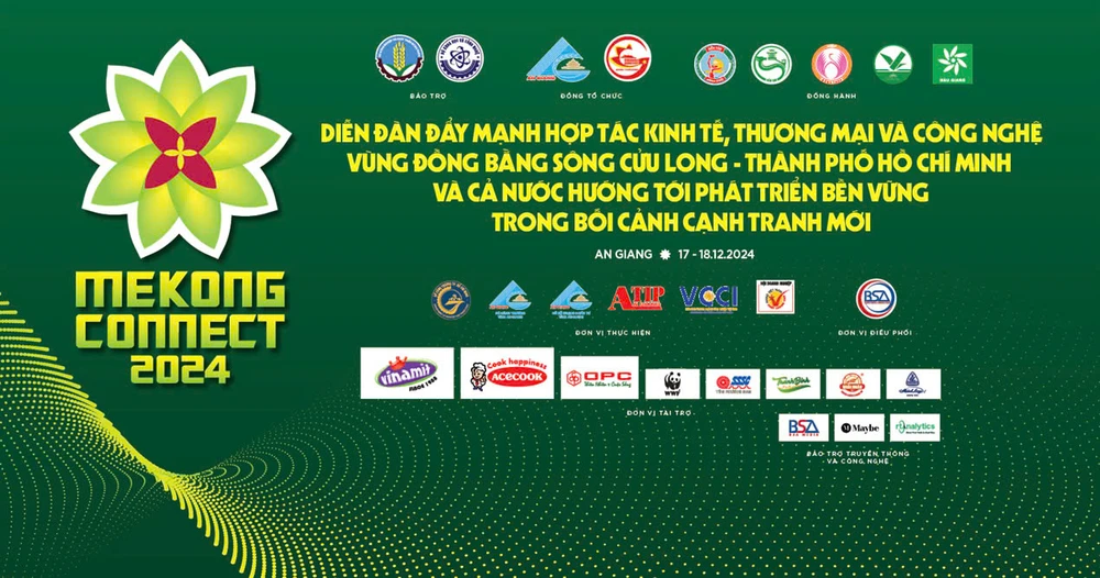 The Mekong Connect Forum 2024 kicks off in the Mekong Delta province of An Giang on December 17. (Photo: VNA)