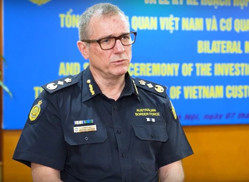 Australian Border Force (ABF) Commissioner Michael Outram (Photo: VietnamPlus)