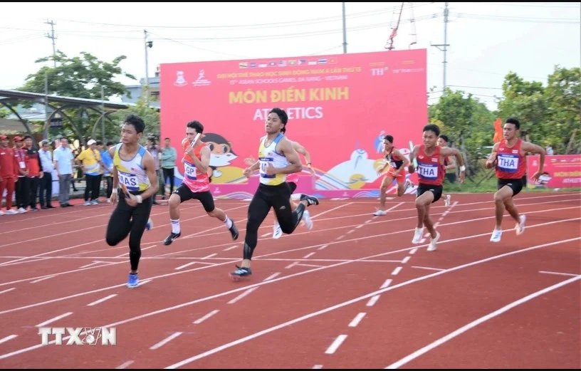 More golds for Vietnam's athletics team at ASEAN Schools Games (Photo: VNA)