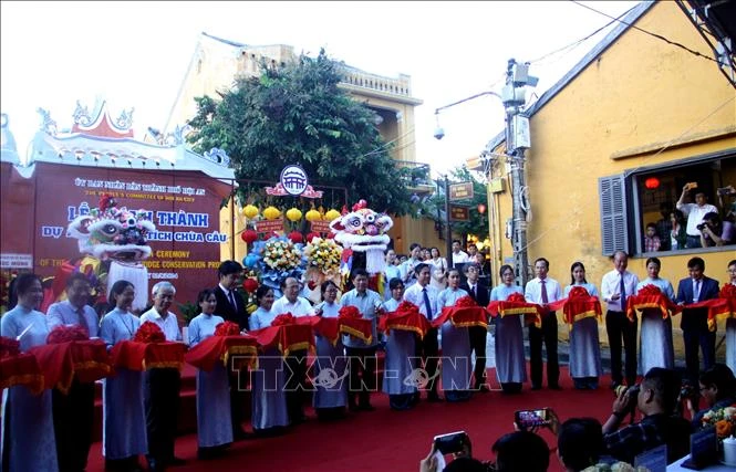 Hoi An's Cau Pagoda reopened after restoration (Photo:VNA)