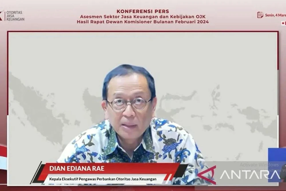 Chief Executive of Banking Supervision of Indonesia's Financial Services Authority (OJK) Dian Ediana Rae (Photo: antaranews.com)