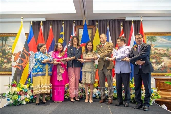 Ambassadors of ASEAN member states in New Zealand (Photo: VNA)