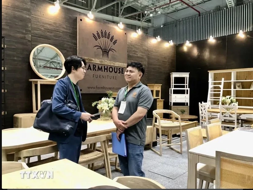 Int’l furniture & home accessories fair opens in HCM City. (Photo: VNA)