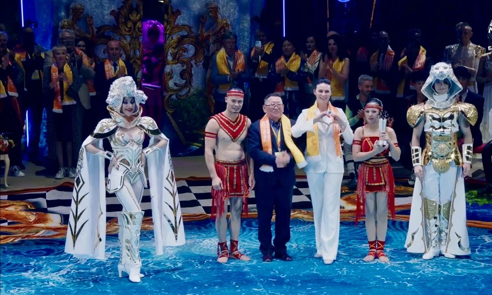 Vietnam wins silver at int'l circus festival (Photo: baovanhoa.vn)