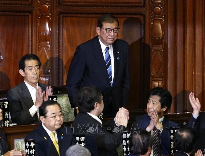 Ishiba Shigeru becomes Prime Minister of Japan (Photo: Kyodo/VNA)