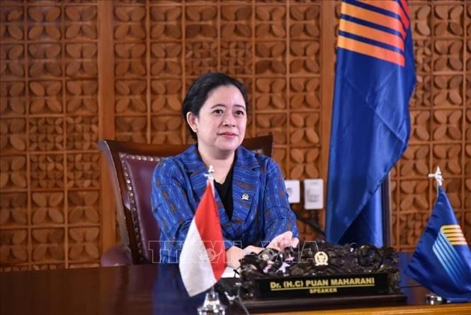 Puan Maharani is reected as the Speaker of Indonesia's House of Representatives (Photo: VNA)