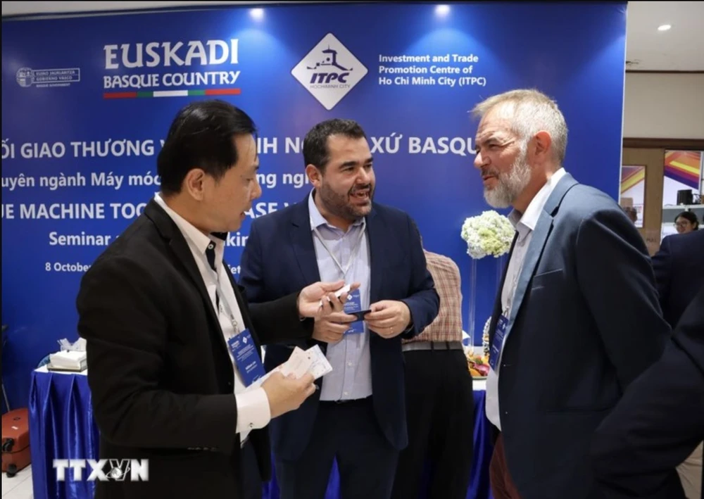 Businesses of Vietnam and Spain's Basque Country seek business opportunities at the event. (Photo: VNA)