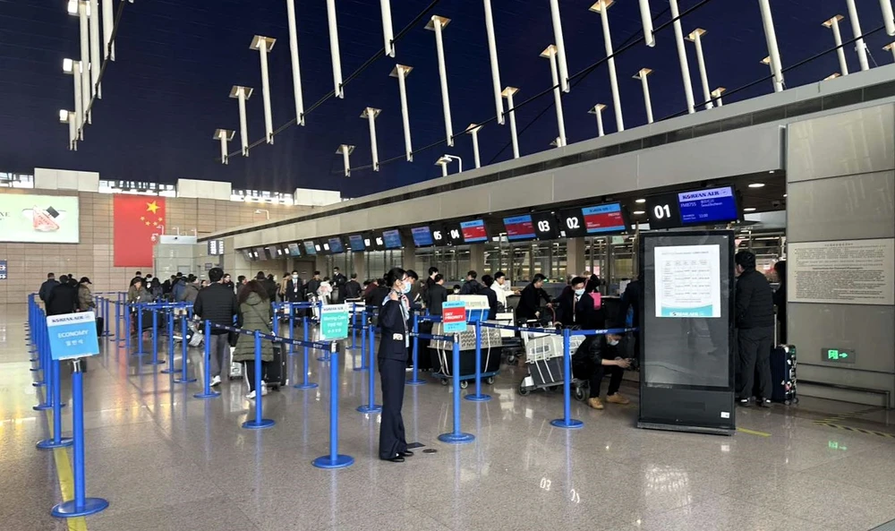 Vietnam Airlines will change from Terminal 2 to Terminal 1 at Shanghai Pudong Airport from October 27. (Photo: Vietnam Airlines)