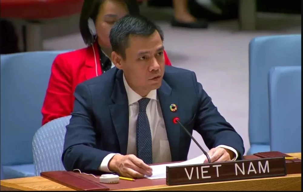 Ambassador Dang Hoang Giang, Permanent Representative of Vietnam to the UN (Photo: VNA)