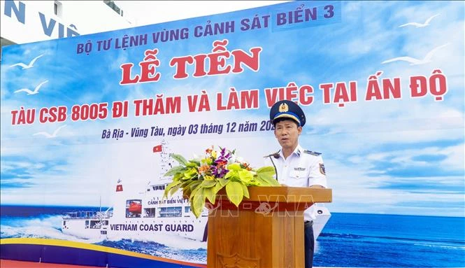 Major General Ngo Binh Minh, Commander of the Coast Guard Region 3 Command (Photo: VNA)