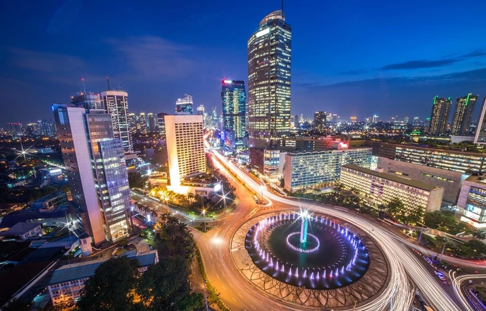 A conner of the capital city of Jakarta, Indonesia (Photo: VNA)