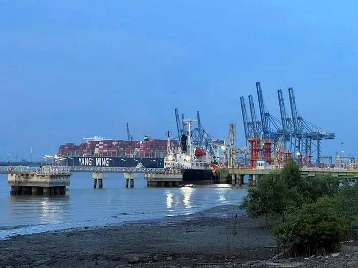 Le 3e quai de l'entrepôt de GNL de Thi Vai. Photo: VNA