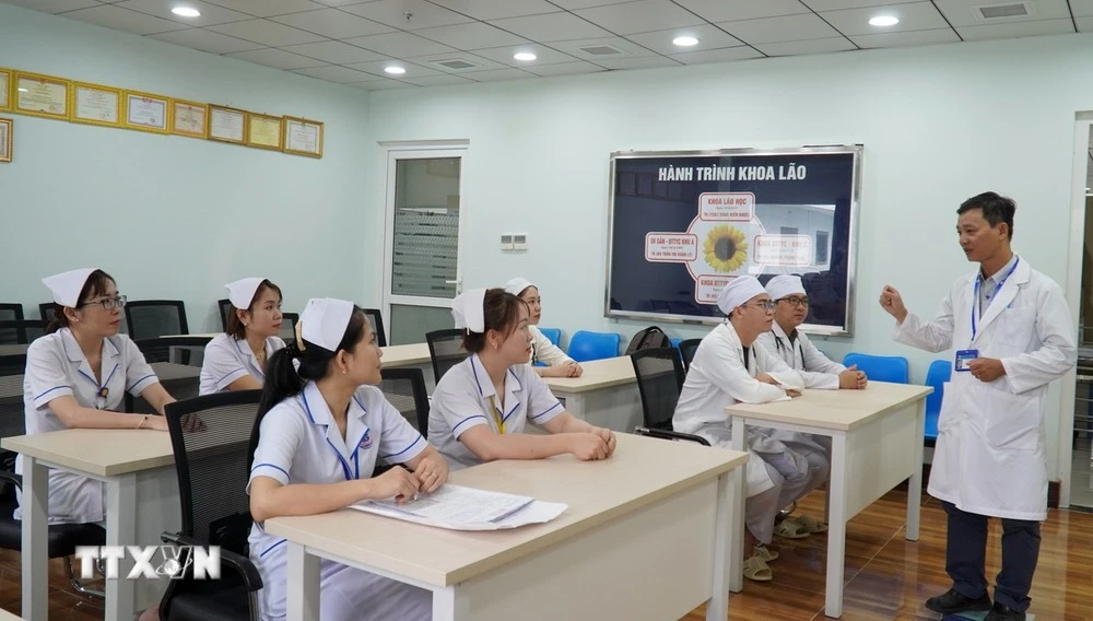 Los enfermeros vietnamitas (Fuente: VNA)