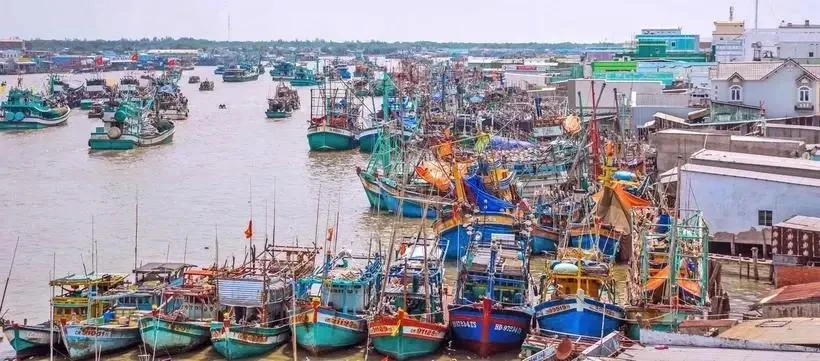 Los barcos pesqueros en la provincia de Ca Mau (Fuente: VNA)