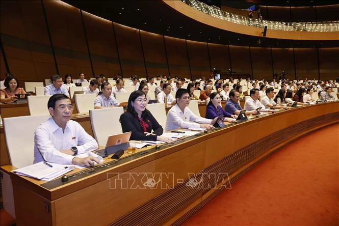 Diputados de la Asamblea Nacional votan la Ley de Industria de Defensa, Seguridad y Movilización Industrial (Fuente: VNA)
