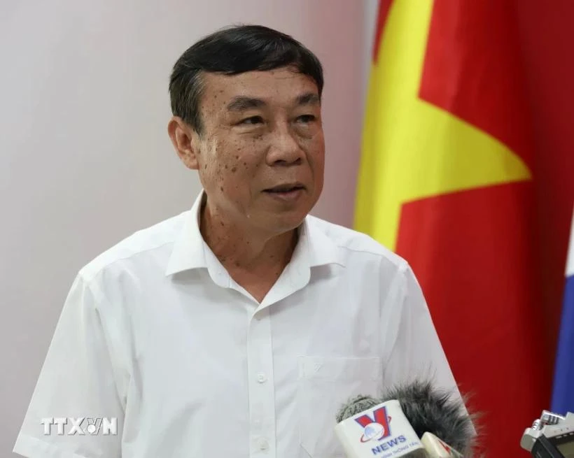 El vicepresidente del Comité de Cooperación Laos-Vietnam, Viengsavanh Vilayphone (Fuente: VNA)