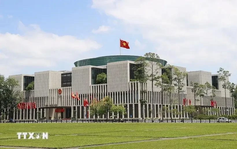 La casa de la Asamblea Nacional de Vietnam (Fuente: VNA) 