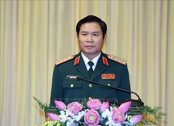 El coronel general Nguyen Tan Cuong, miembro del Comité Central del Partido Comunista de Vietnam, permanente de la Comisión Militar Central, jefe de Estado Mayor General del Ejército Popular y viceministro de Defensa de Vietnam (Fuente: VNA)