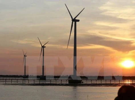 Tra Vinh is calling for investment in eight wind-power plants with a combined capacity of 464 MW. (Photo: VNA)